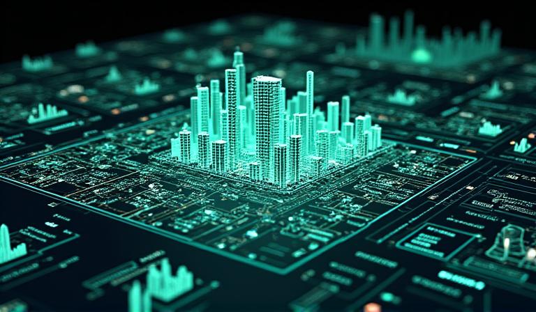 User interface for an urban planning simulation software