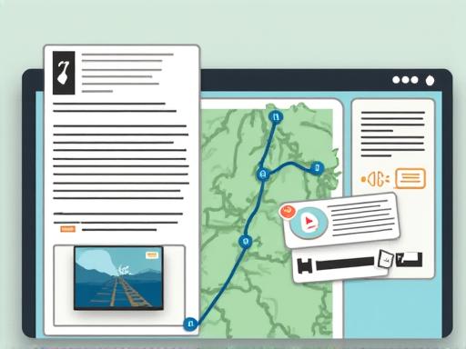 Digital atlas interface showing a story map with multimedia elements